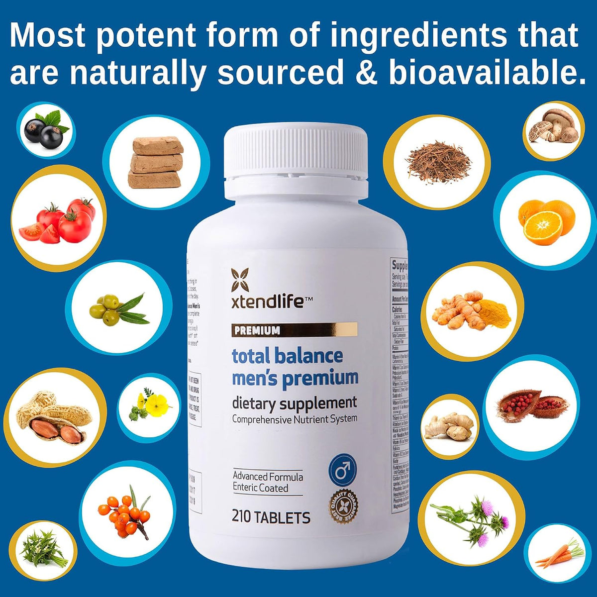 Xtendlife Total Balance Men’s Premium Multivitamin – 90+ Nutrients, 30-Day Supply - görsel 6