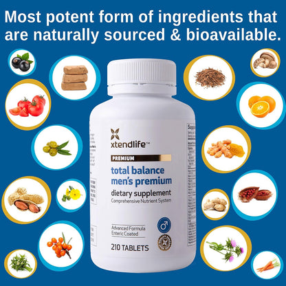 Xtendlife Total Balance Men’s Premium Multivitamin – 90+ Nutrients, 30-Day Supply