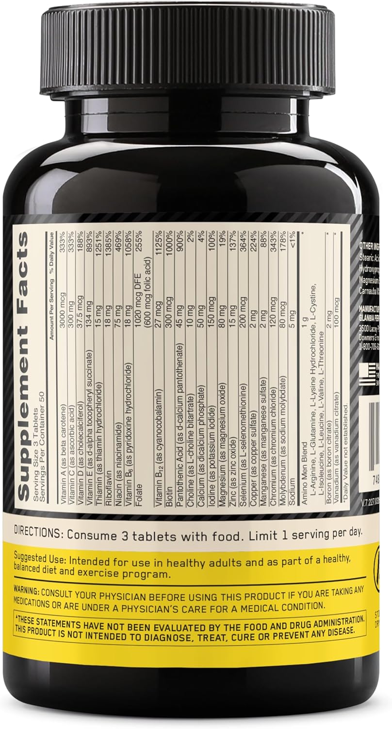 Optimum Nutrition Opti-Men Daily Multivitamin for Men, 150 Tablets - görsel 7