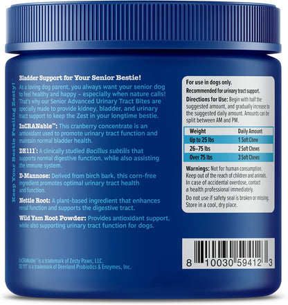 Zesty Paws Senior Cranberry Supplement for – Astragalus Root: Traditionally used for immune system support. – Image 8