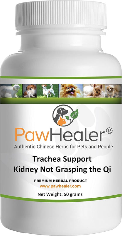 PawHealer Breathing Problems – Trachea Support: Kidney Not Grasping the Qi Formula – 50g – Herbal Remedy for Dogs