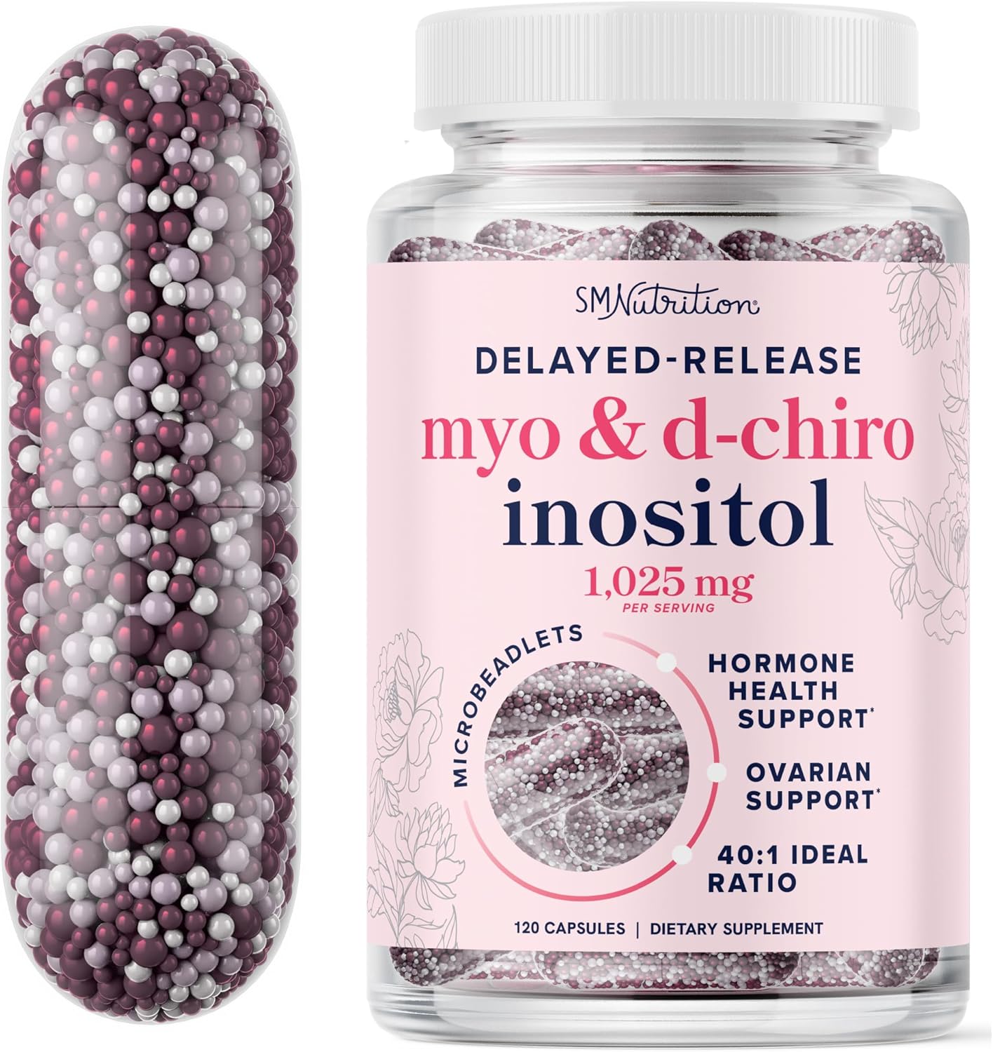 Myo-Inositol & D-Chiro Inositol Powder | Hormone Support for Women | 40:1 Ratio | 2000mg Myo + 50mg D-Chiro | 30 Servings - görsel 10