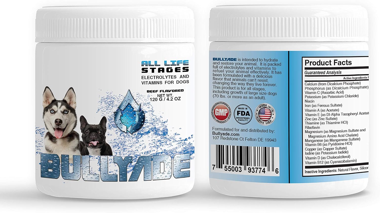 Bullyade Natural Dog Supplement with 18 Vitamins & Minerals - Chicken Flavour - görsel 2