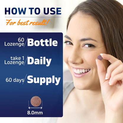 Vitamatic Methyl B12 (Methylcobalamin) 10,000 mcg – 60 Lozenges – Premium Vitamin B12 for Energy & Nerve Health