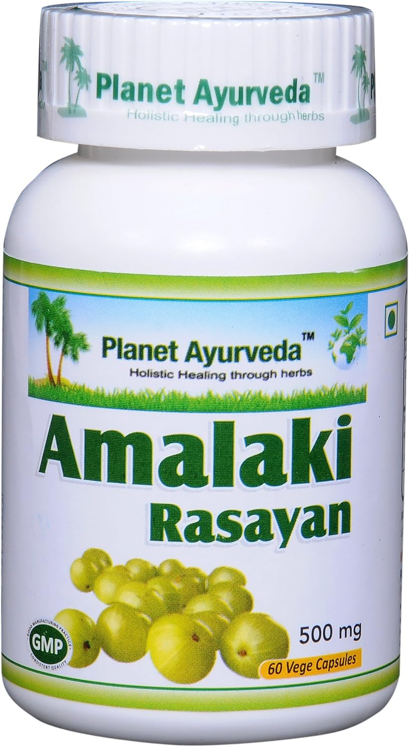 Planet Ayurveda Amlaki Rasayan, 500mg Vegetable Capsules - 2 Bottles - görsel 2