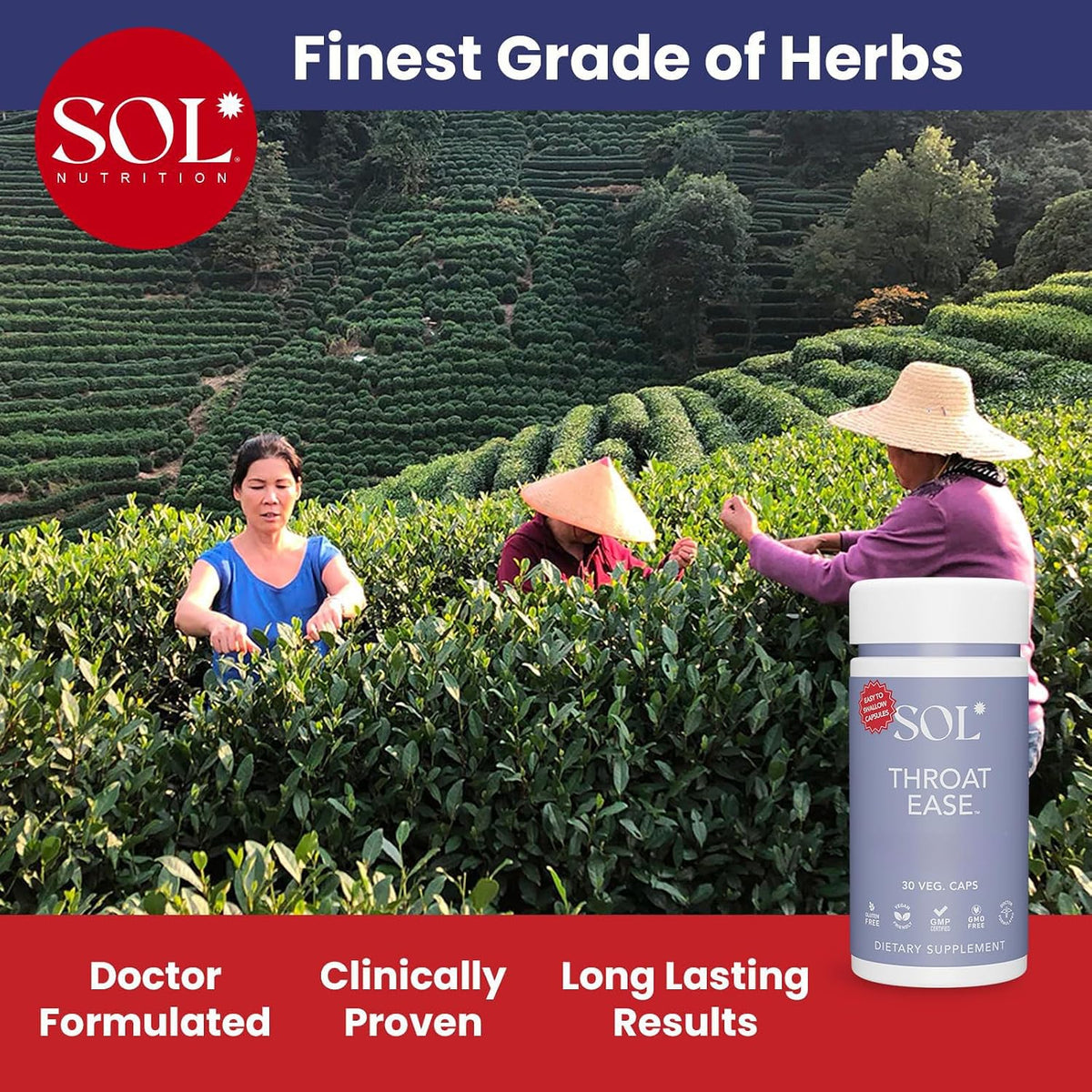 Throat Ease Supplement – Soothe Sore Throat, Support Seasonal Comfort, 60 Capsules - görsel 4