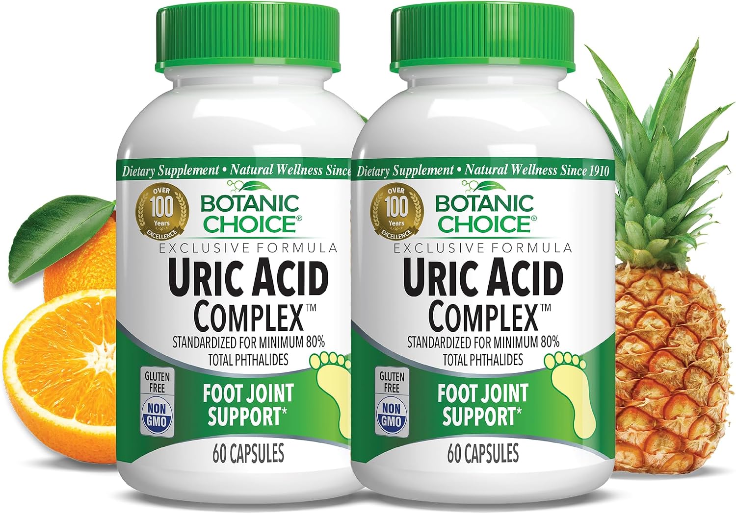 Botanic Choice Uric Acid Complex - Celery Seed & Bromelain Food Supplement, 60 Capsules - görsel 8
