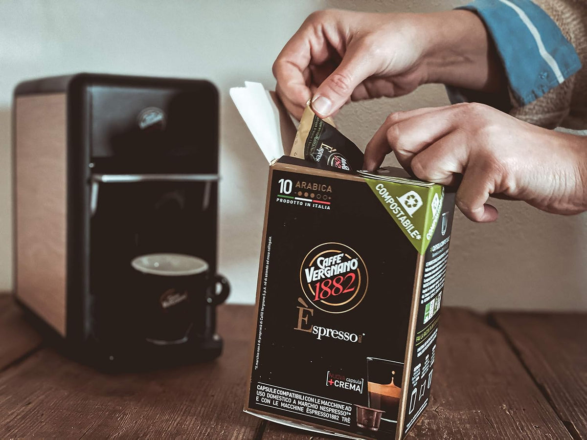 Caffè Vergnano 1882 Arabica Capsules Compatible with Original Line Nespresso Machines – 60 Capsules (6 Packs of 10) - görsel 7