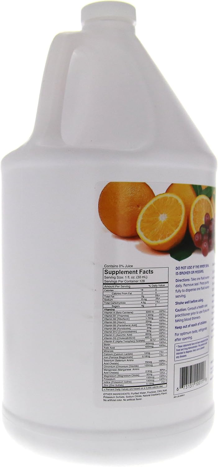 1st Step For Energy Vitamins and Minerals Liquid Supplement - Citrus Flavour (3.78 Litres) - görsel 5