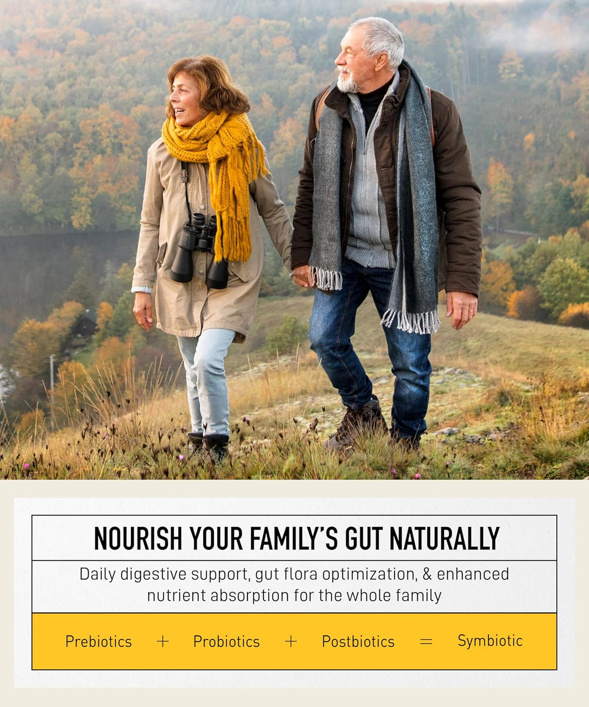 Your Flora Probiotic Family – Non-GM Probiotics with Fermented Soybean, Banana, and Blueberry for Digestive Health & Gut Wellness – Prebiotics, Postbiotics, Digestive Enzymes – Living Alchemy, 60 Capsules - görsel 6