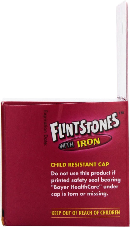 Flintstones Multivitamins with Iron, 60 Chewable Tablets