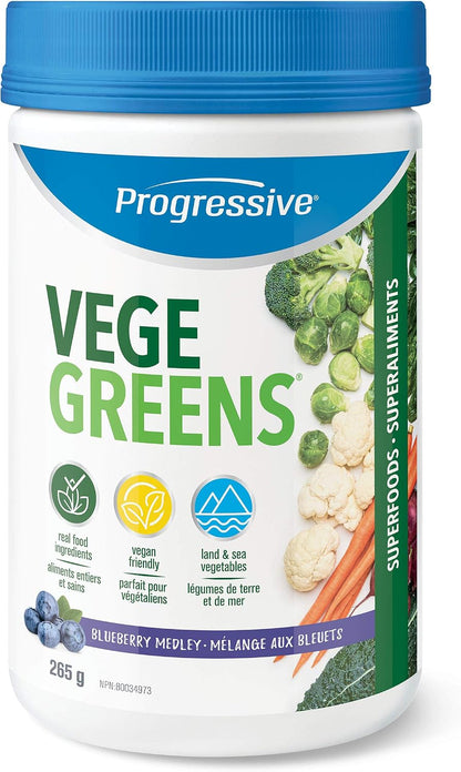 Progressive Blueberry Medley Vegegreens, 265 Grammes