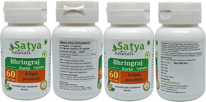 Bhringraj Capsules 500 mg, 60 Capsules (Pack of 4)