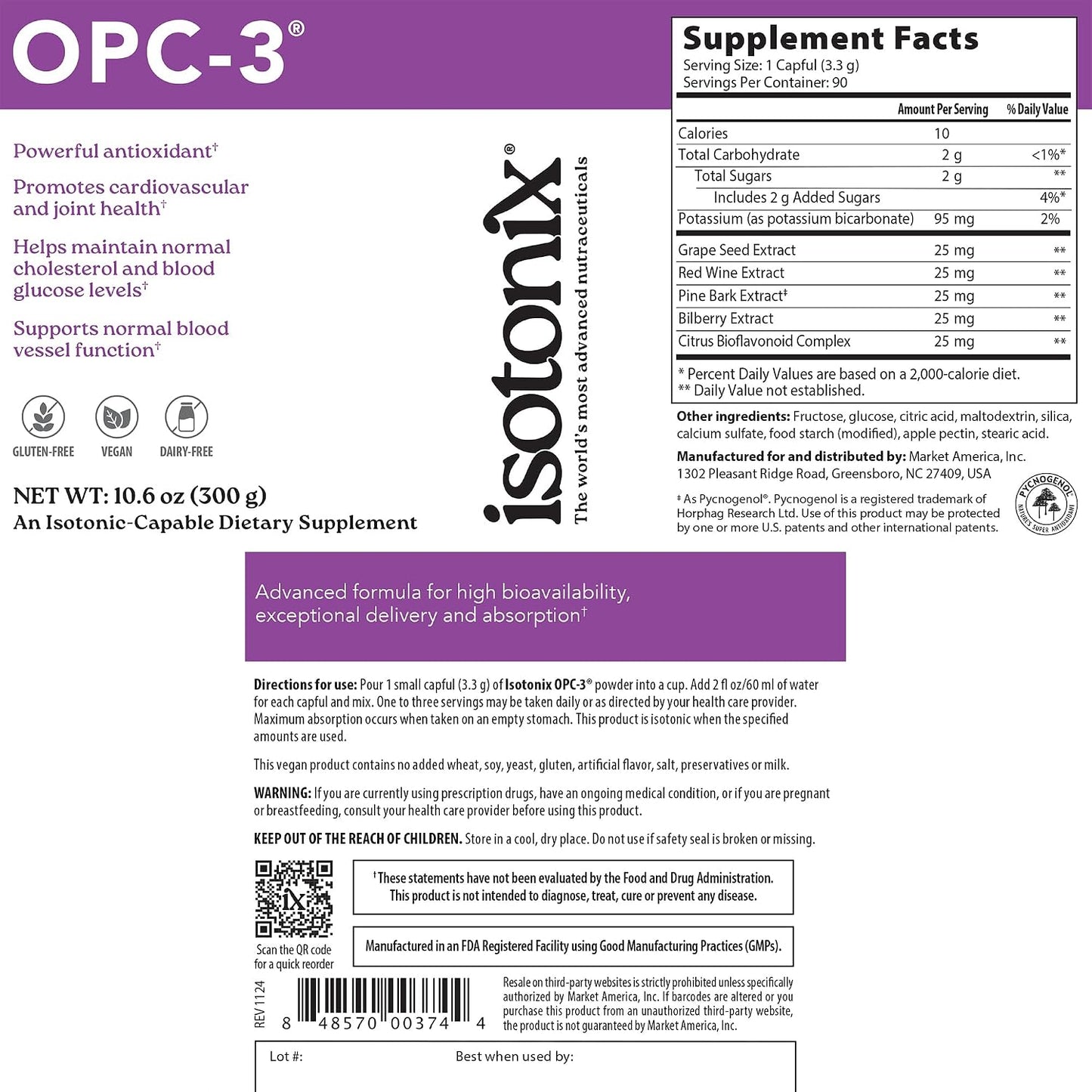 Isotonix Daily Essentials Kit with Iron – Multivitamin, Calcium, B-Complex, and OPC-3 (4-Piece Set, 90 Servings) - görsel 4