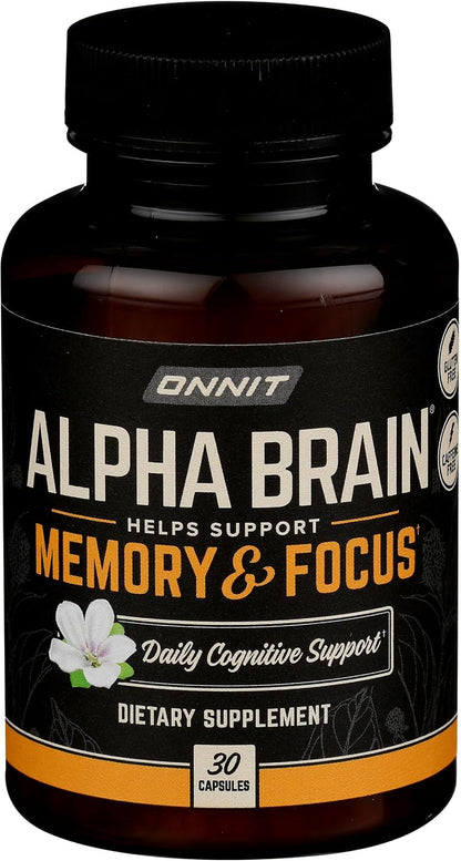 Onnit Labs Alpha Brain, 30 Capsules