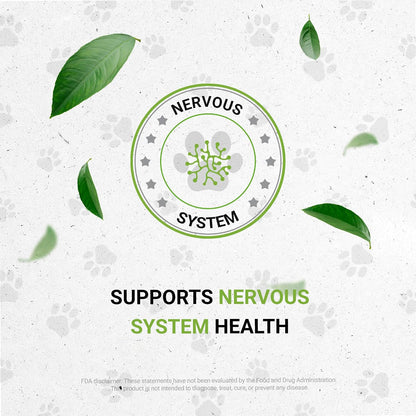 Wolf's Anxiety Natural Herbal Food Supplement for Dogs – Alcohol-Free Extract with Chamomile, Lemon Balm, Lavender, Linden, Fennel – 60 ml