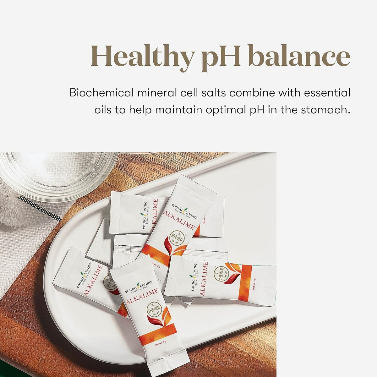Young Living AlkaLime Stick Packs | 30 Sachets | Vitamin & Mineral Supplement | Digestive Wellness | Gentle on the Stomach | Infused with Calcium, Potassium, & Sodium - görsel 3