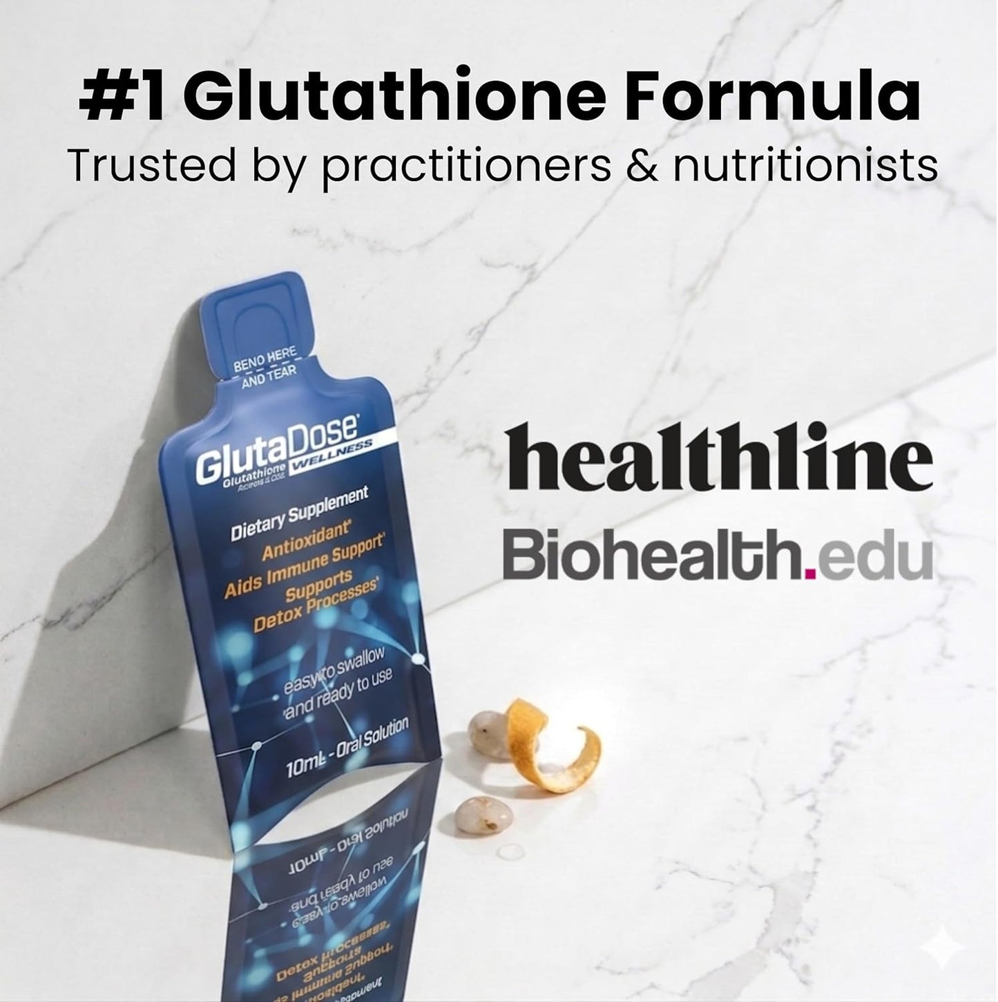 Liquid Glutathione Supplement with Zinc & Acerola – Lemon Berry Sachets – 30 Packets - görsel 4