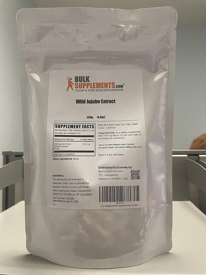 Wild Jujube Extract Powder – Herbal Supplement, 250g