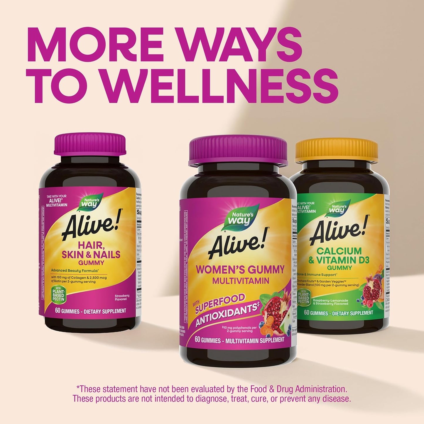 Nature's Way Alive! Women's Multivitamin Gummy, 150 Gummies - görsel 7