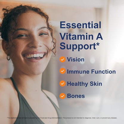 Carlson Vitamin A 25000 IU (7500 mcg RAE) Softgels – Immune Support and Vision Health