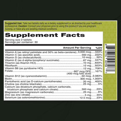 Rawleigh All-in-One Daily Nutrition Complex – Multivitamin with Antioxidants, Enzymes and CoQ10, 60 Caplets (30-Day Supply)