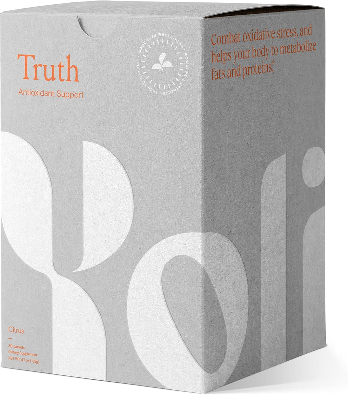 Yoli Truth Antioxidant and Immune Support, Citrus Flavour, 30 Sachets Box | Antioxidant and immune blend with vitamin C, botanicals, superfruits and minerals to support daily wellness and vitality. - görsel 1