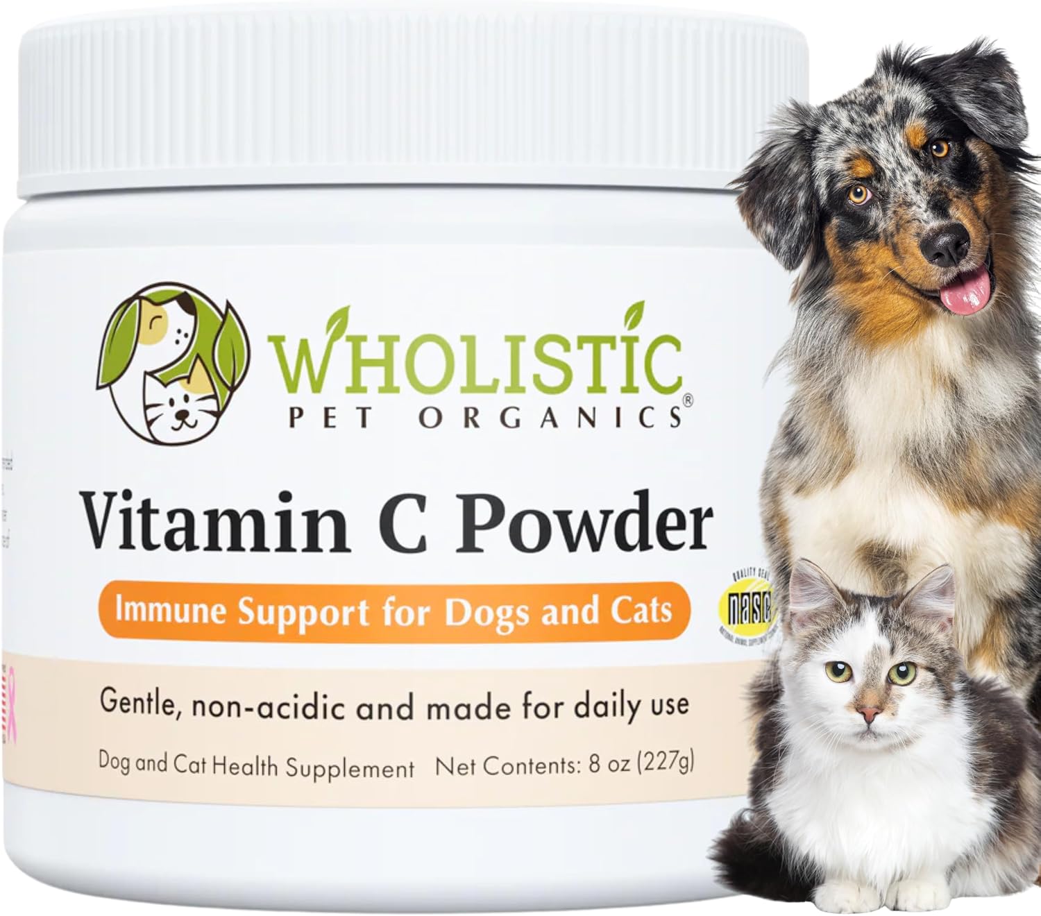 Wholistic Pet Organics Vitamin C Powder for Dogs & Cats - Allergy & Itch Relief - Immune Support - 113 g (113 Servings) - görsel 10