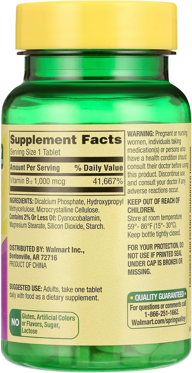 Vitamin B12 1000mcg Timed Release Tablets, 60 Tablets - görsel 5