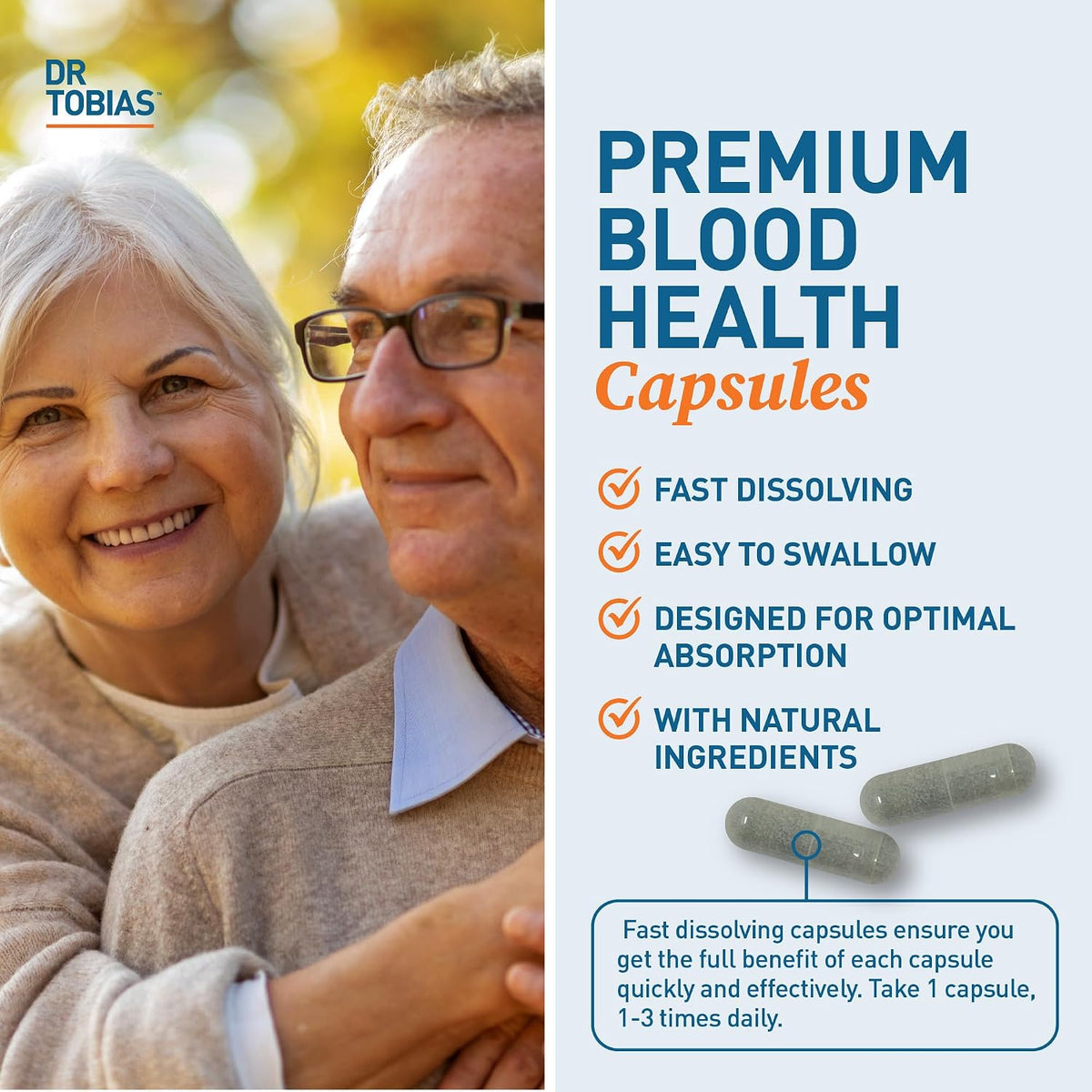 Dr. Tobias Blood Pressure Support – Hawthorn, Hibiscus, Olive Leaf & Garlic – 90 Capsules - görsel 4