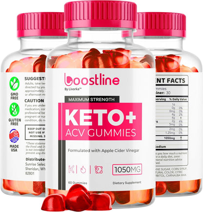 Boostline Keto ACV Gummies – 60 Gummies