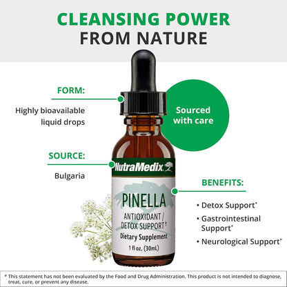 NutraMedix Pinella - Liquid Anise Drops for Cognitive Support (30 ml)