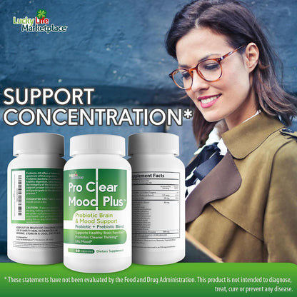 Pro Clear Mood Plus - Probiotic for Brain & Mood Support