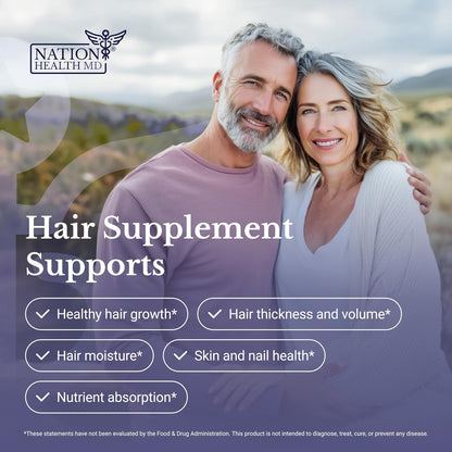 Hair Switch Hair Growth Supplement - Thicker, Fuller Hair Vitamins for Men and Women