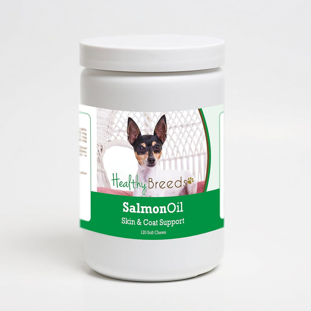 Healthy Breeds Toy Fox Terrier Salmon Oil Soft Chews 120 Count - görsel 1