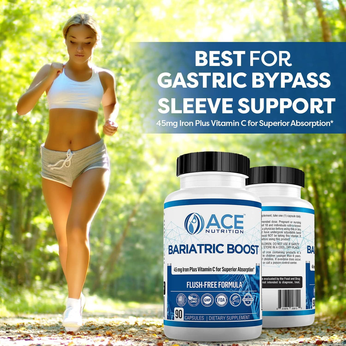 Bariatric Boost One-A-Day Multivitamin – 90-Day Supply with 45mg Iron - görsel 2