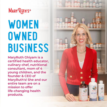 MaryRuth's Multivitamin for Women 40+ | Sugar Free | Vegan | Daily Vitamins with Chasteberry | Hair, Skin and Nail Gummies | 60 Count