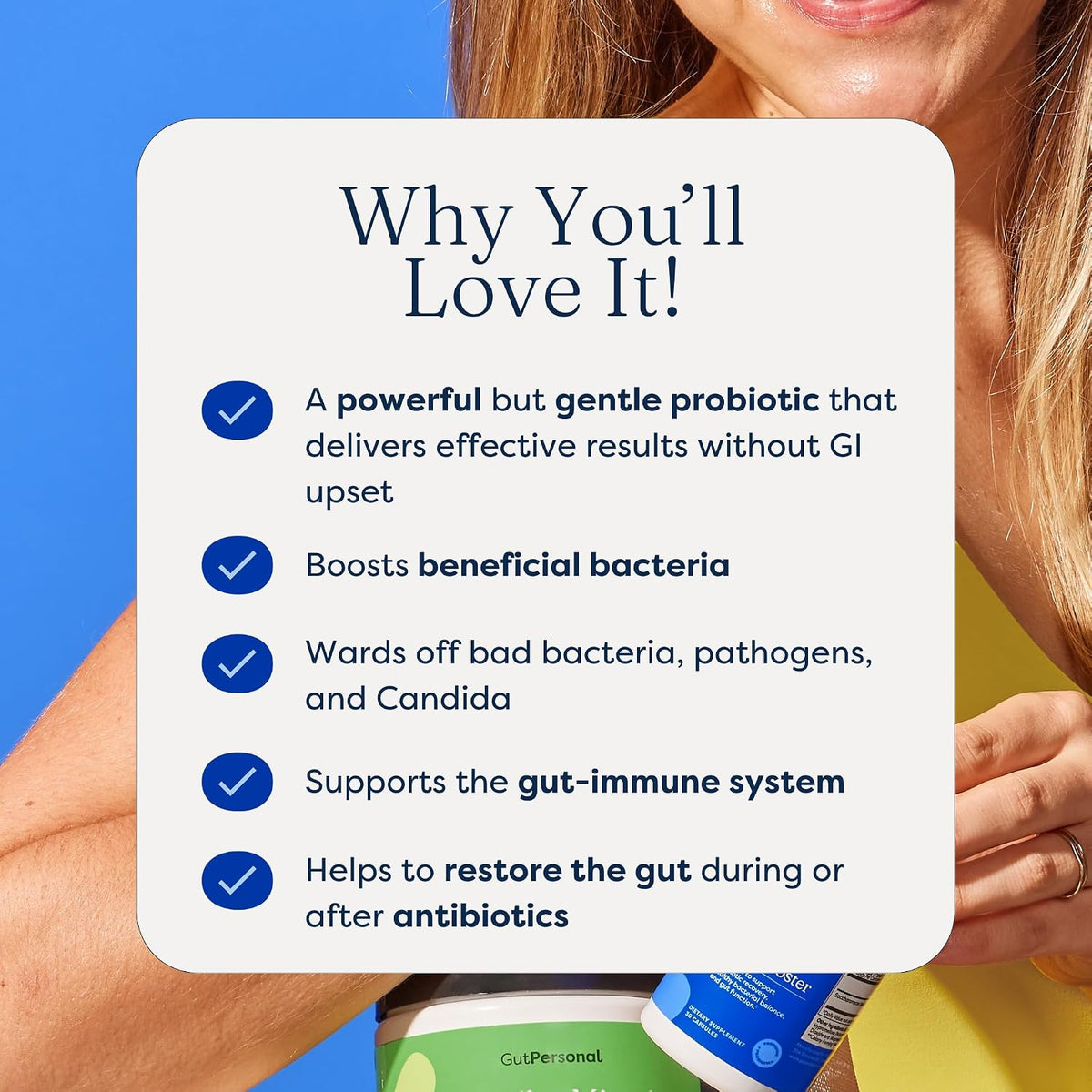 GutPersonal The Booster Probiotic - Saccharomyces Boulardii 5 Billion CFU, 60 Capsules - görsel 6
