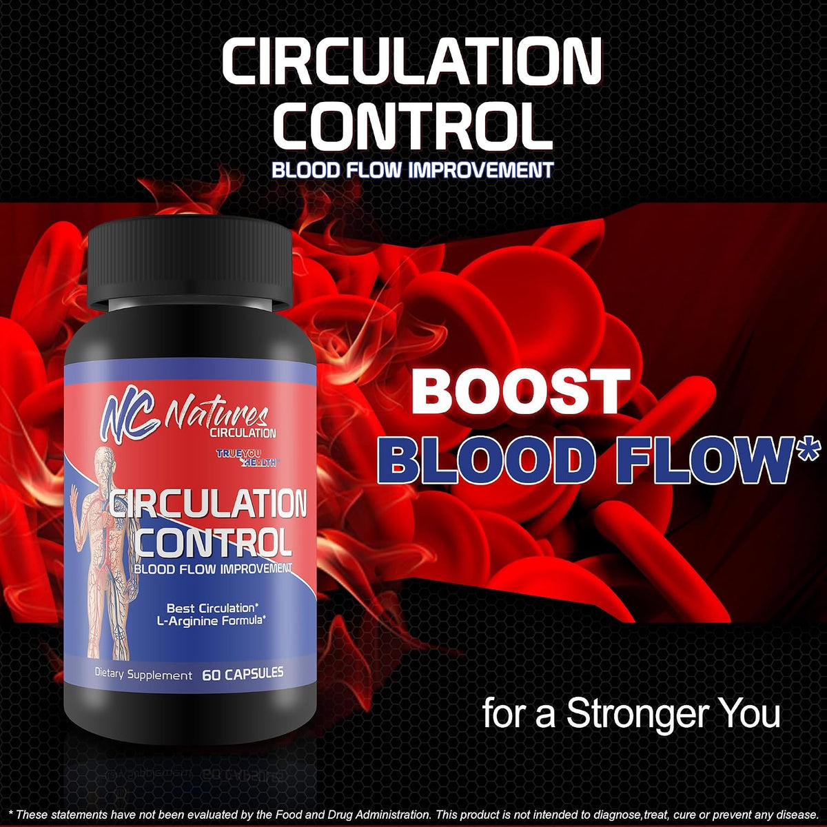 Circulation Control – Blood Flow Supplement with L-Arginine – True You Health - görsel 5