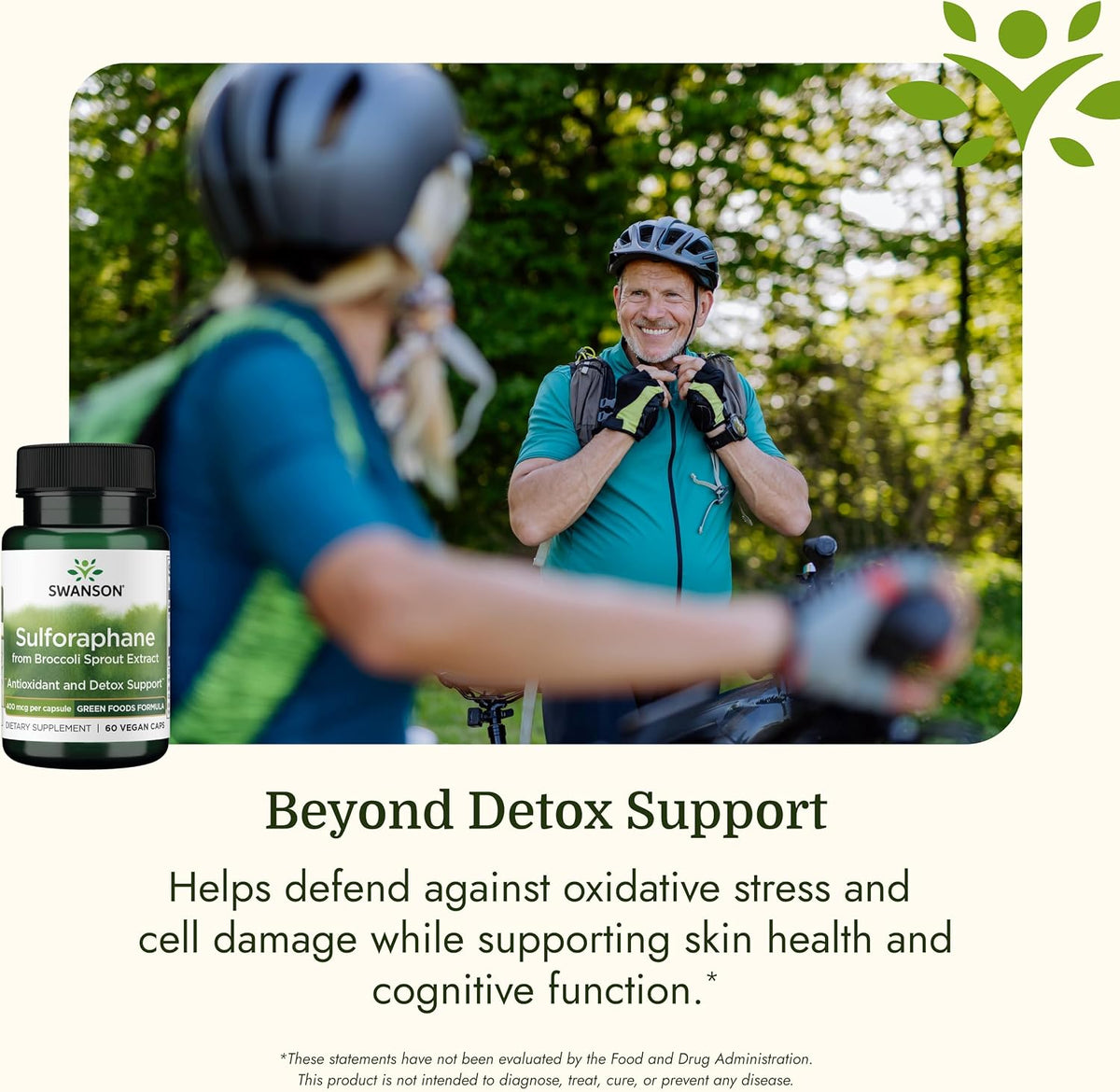 Swanson Sulforaphane Broccoli Sprout Extract - 400 mcg, 60 Veggie Capsules - görsel 5