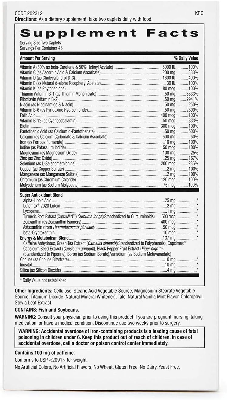 GNC Women's Ultra Mega Energy and Metabolism Multivitamin - görsel 2