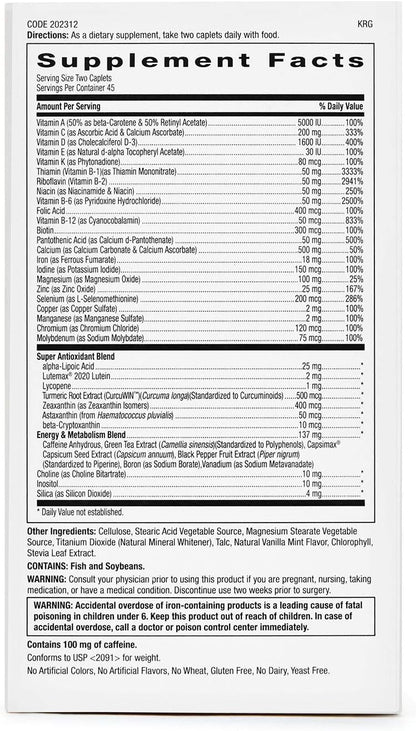 GNC Women's Ultra Mega Energy and Metabolism Multivitamin
