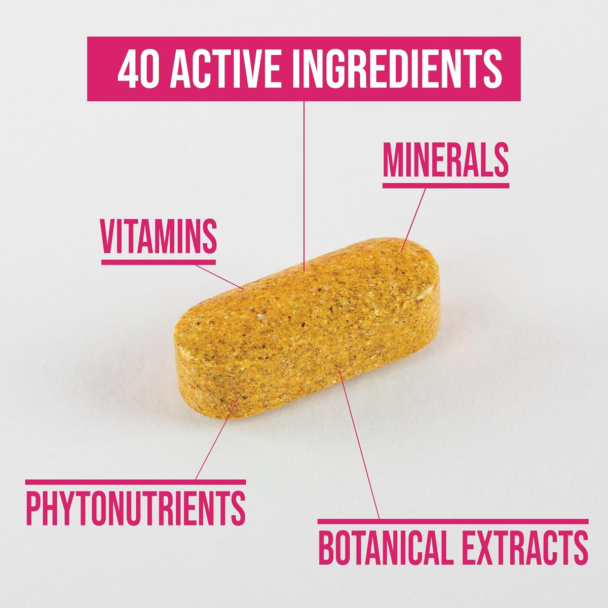 Rule 1 Proteins Women's Multi, 60 Tablets, 30-Day Supply | Women's Daily Multivitamin with Essential Minerals, Superfoods and Botanical Extracts for Active Lifestyles and Wellness Support - görsel 4