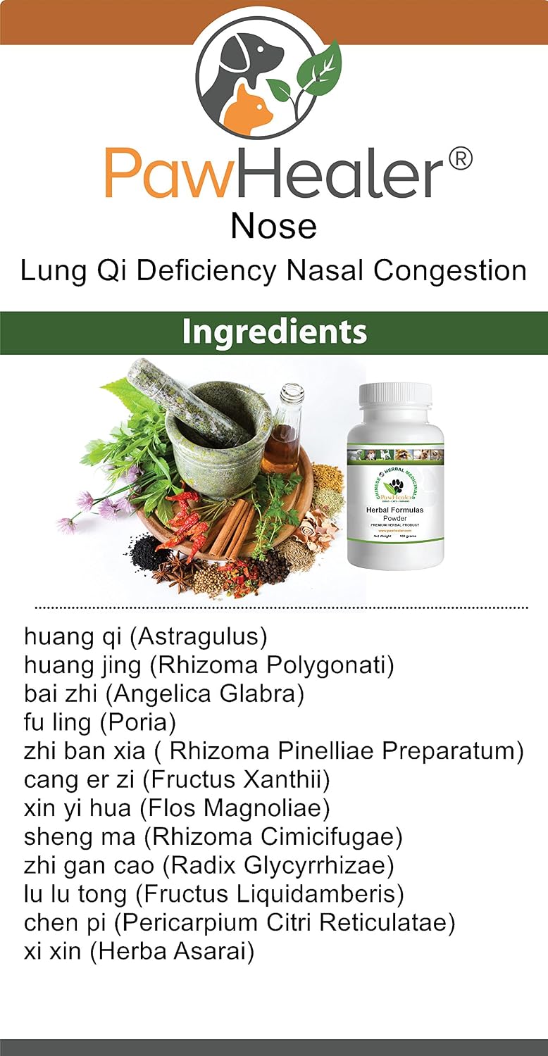 Deep-Croupy Cough - Lung Qi Support: Kidney Yang Deficiency-100 Grammes-Herbal Cough Powder-Dogs & Pets - görsel 3