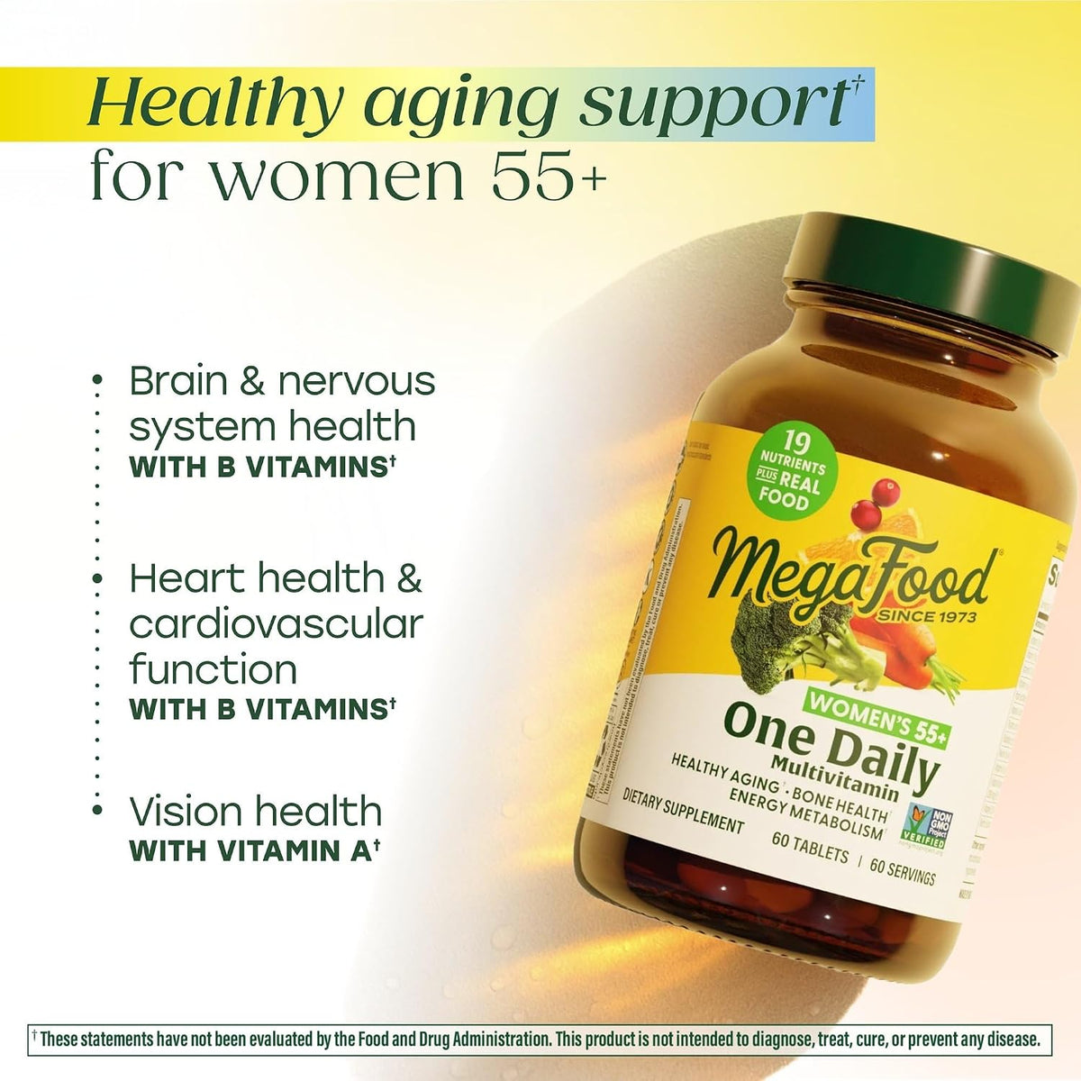 MegaFood Women Over 55 One Daily Multivitamin – 60 Tablets - görsel 4