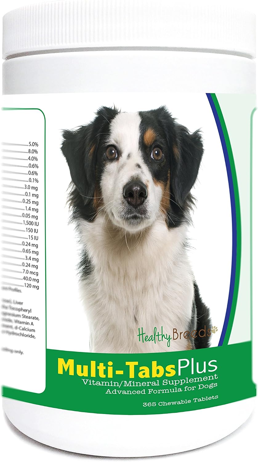 Healthy Breeds Miniature American Shepherd Multi-Tabs Plus Chewable Tablets (365 Tablets) - görsel 1