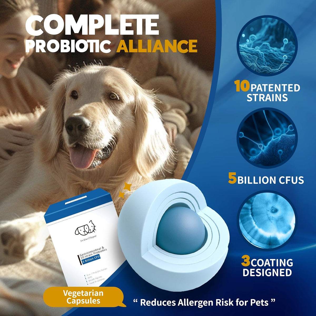 Dr. Kiwi O'dogcat Probiotics for Dogs - görsel 3