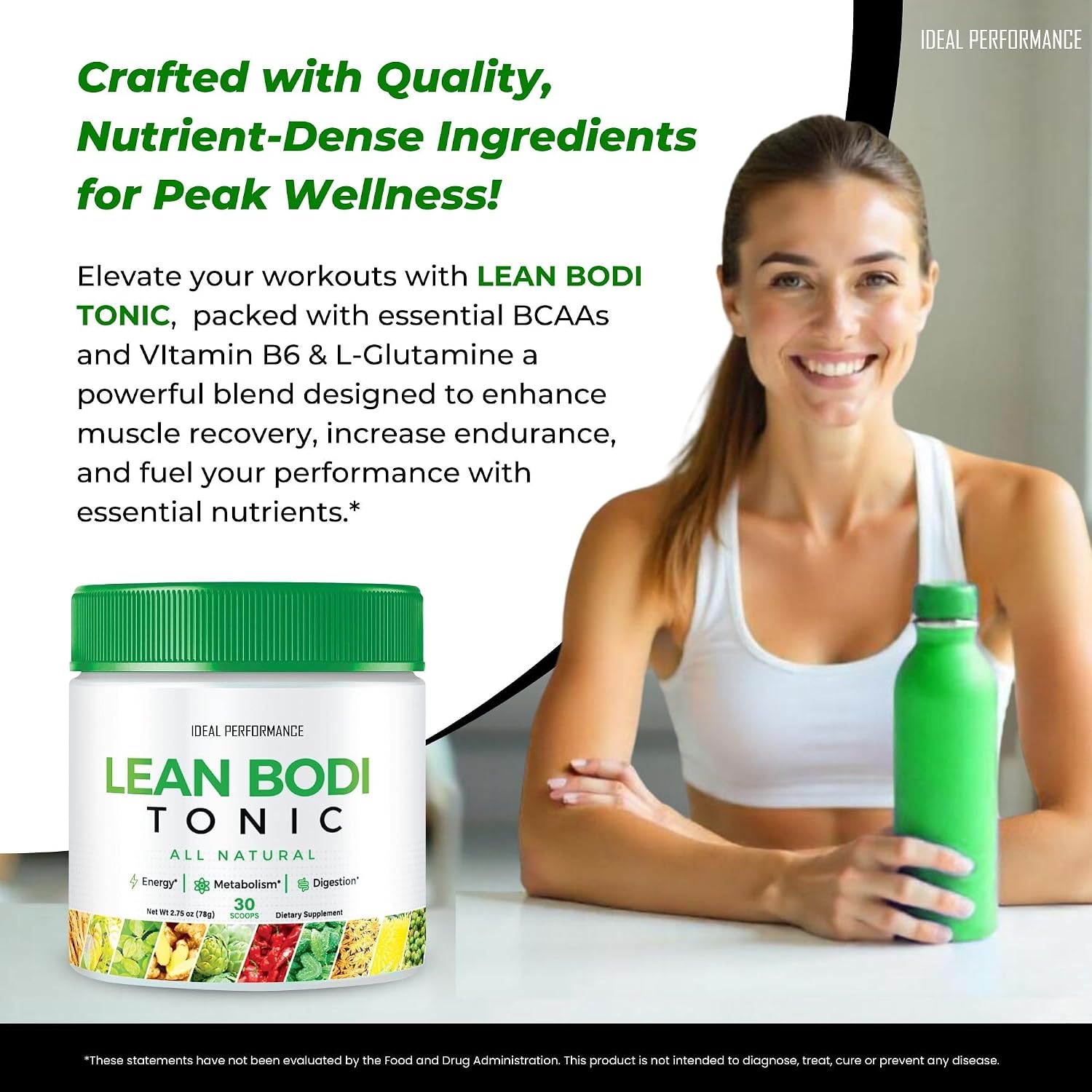 Lean Bodi Tonic Powder Official Formula, LeanBodi Tonic All Natural - Maximum Strength with Vitamin B6, BCAA, LeanBodi Powder Support, Lean Bodi Advanced Formula Reviews (5 Pack) - görsel 7