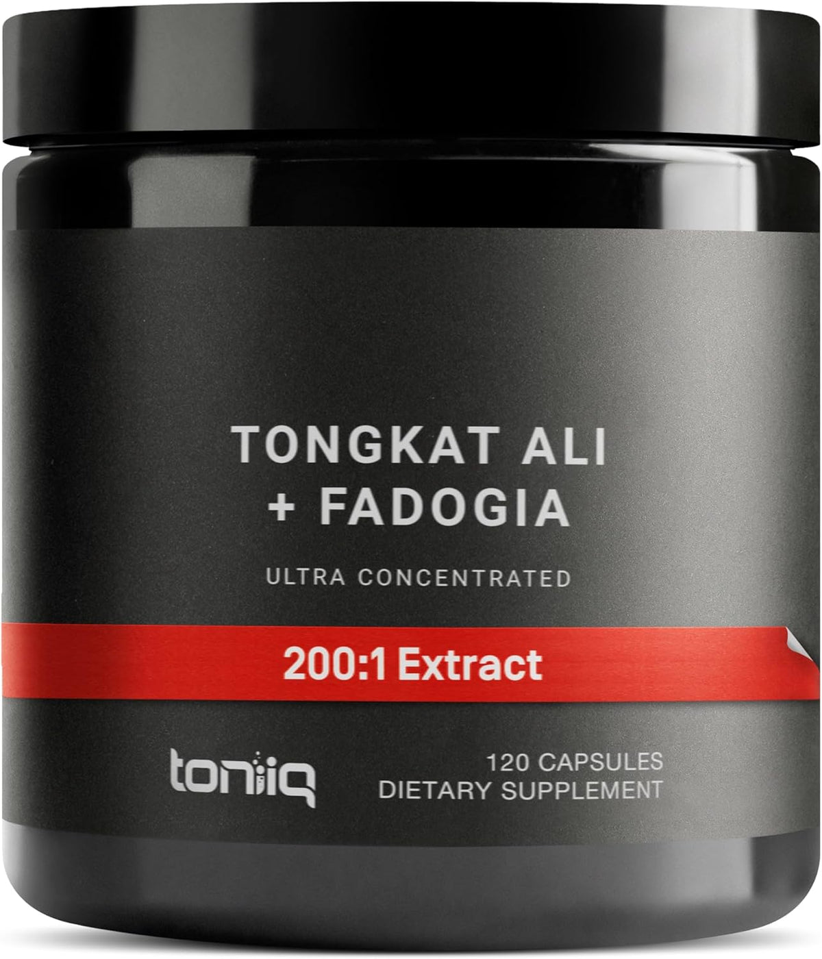 Toniiq Tongkat Ali and Fadogia Agrestis - Ultra-High Potency 200:1 & 30:1 Blend - 120 Capsules - görsel 1