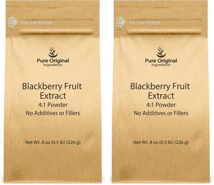 Pure Original Ingredients Blackberry Fruit Extract (227 g), 4:1 Powder
